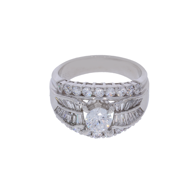 Inel Dama, Aur Alb, 14 k, 7.77 gr, Cod Produs: 698908