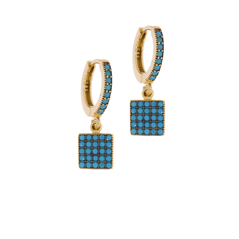 cercei din aur aur galben 14k 699053