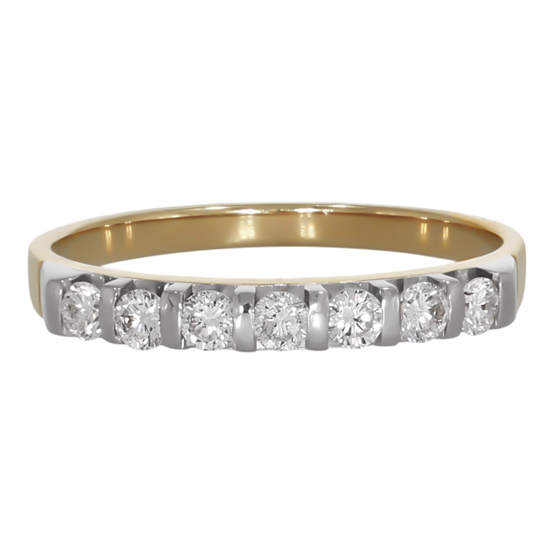 Inel, Aur Galben, 18 k, 2.37 gr, cu Diamante, Cod Produs: 699130