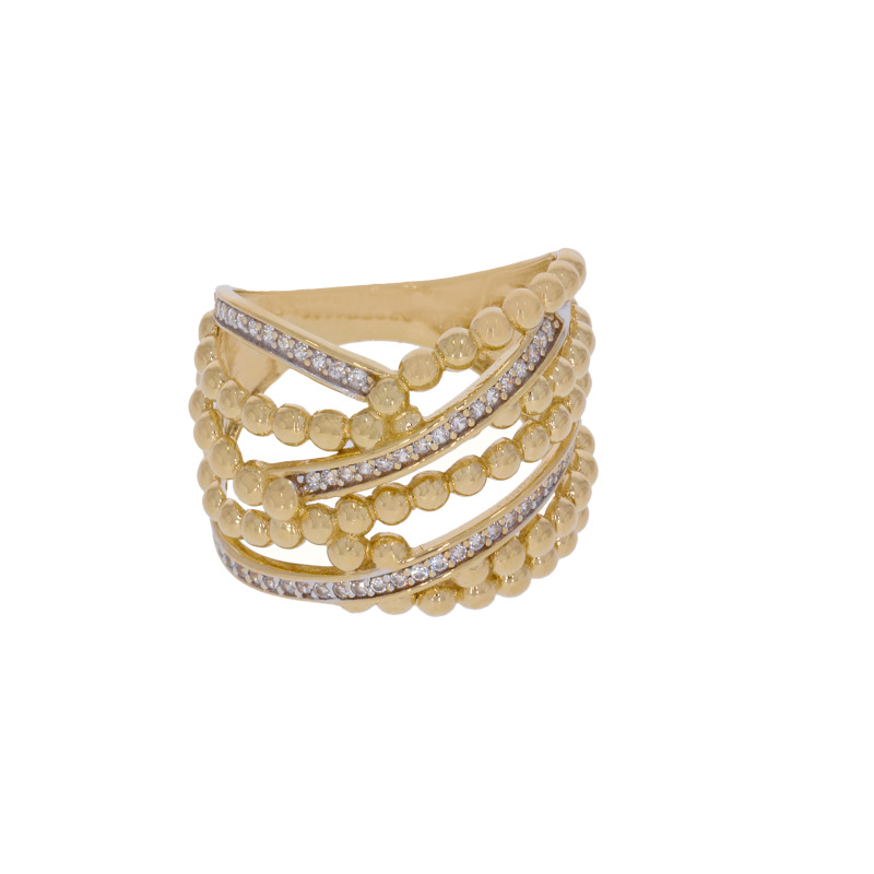 inel din aur aur galben 14k 699203