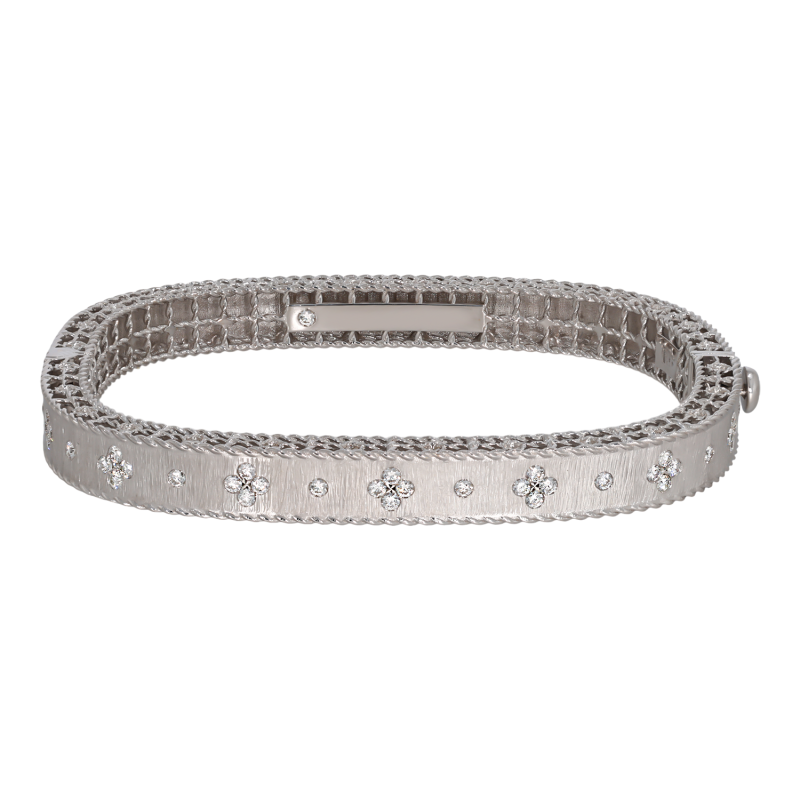 Bratara, Aur Alb, 18 k, 20.17 gr, cu Diamante, Cod Produs: 699455 - Tezaurshop.ro