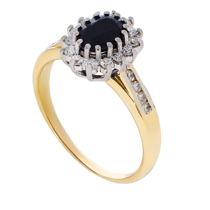 Inel, Aur Mixt, 18 k, 3.89 gr, cu Diamante, Cod Produs: 699790 - Tezaurshop.ro