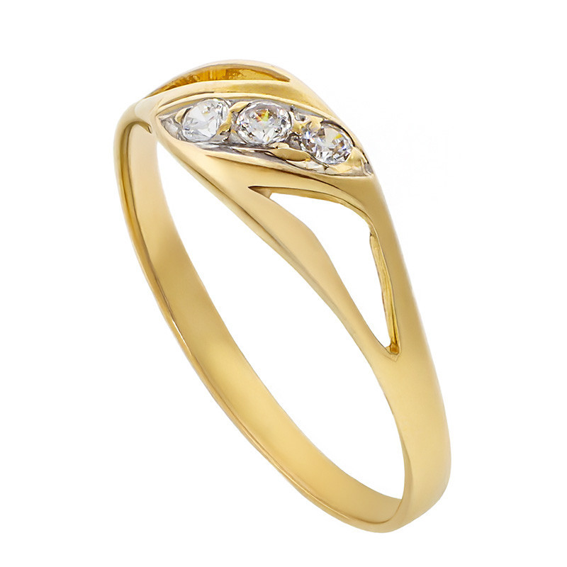 Inel, Aur Galben, 14 k, 1.08 gr, Cod Produs: 702380 - Tezaurshop.ro