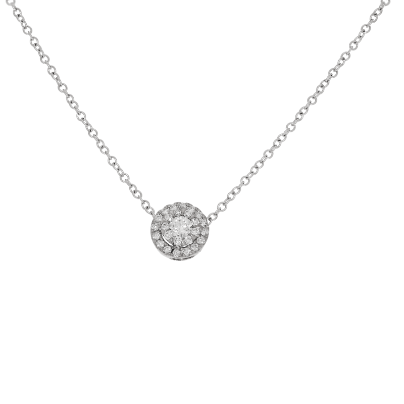 Colier, Aur Galben, 18 k, 2.96 gr, cu Diamante, Cod Produs: 702555
