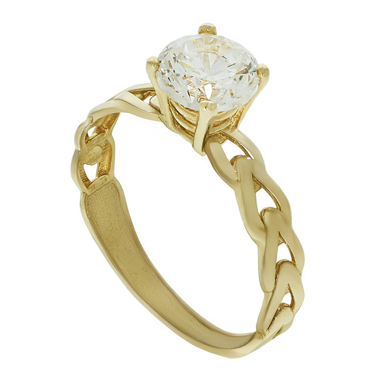 Inel De Logodna, Aur Galben, 14 k, 1.83 gr, Cod Produs: 702805 - Tezaurshop.ro