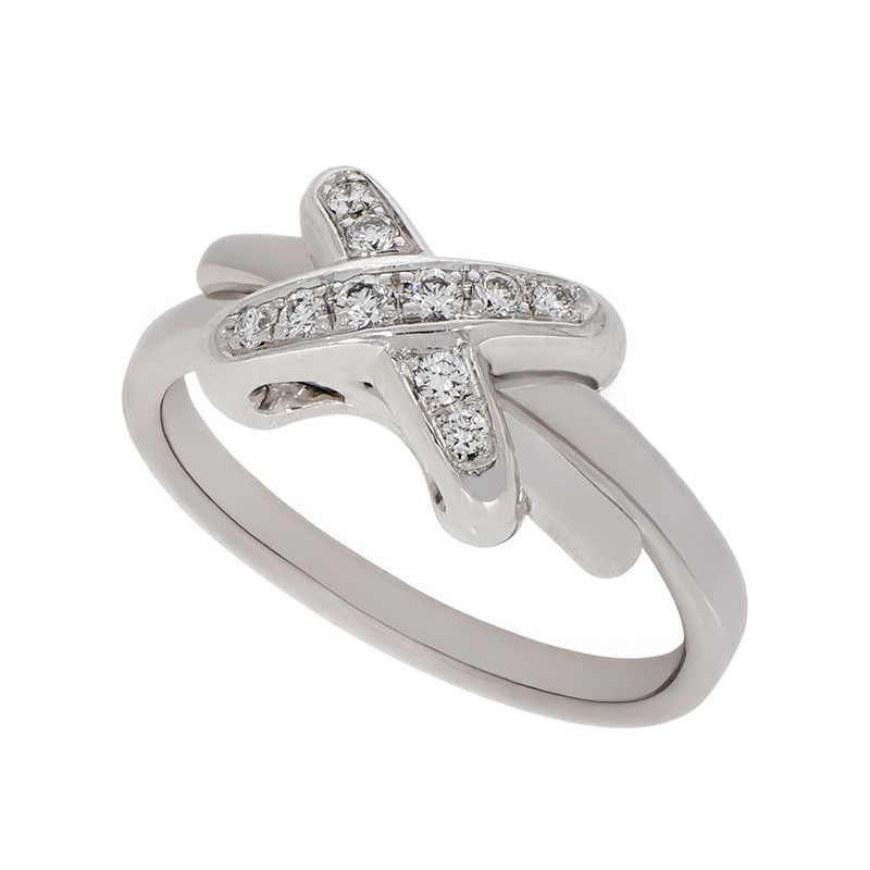 Inel, Aur Alb, 18 k, 5.33 gr, cu Diamante, Cod Produs: 704694 - Tezaurshop.ro