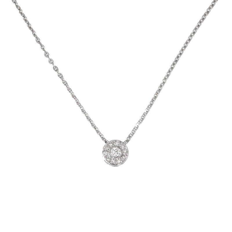 Colier, Aur Alb, 18 k, 6.81 gr, cu Diamante, Cod Produs: 707520