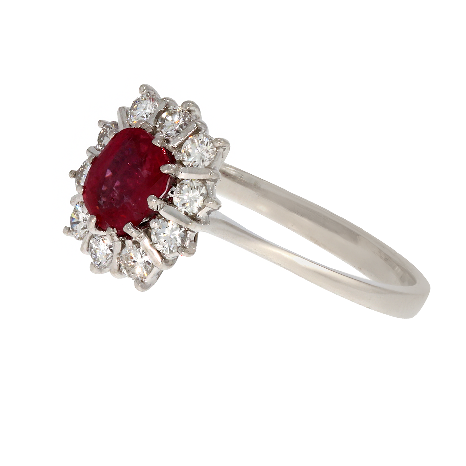 Inel Dama, Aur Alb, 18 k, 3.23 gr, cu Diamante, Cod Produs: 707779