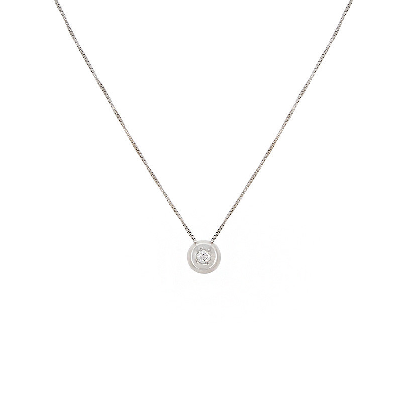 Colier, Aur Alb, 18 k, 0.98 gr, Cod Produs: 708820 - Tezaurshop.ro