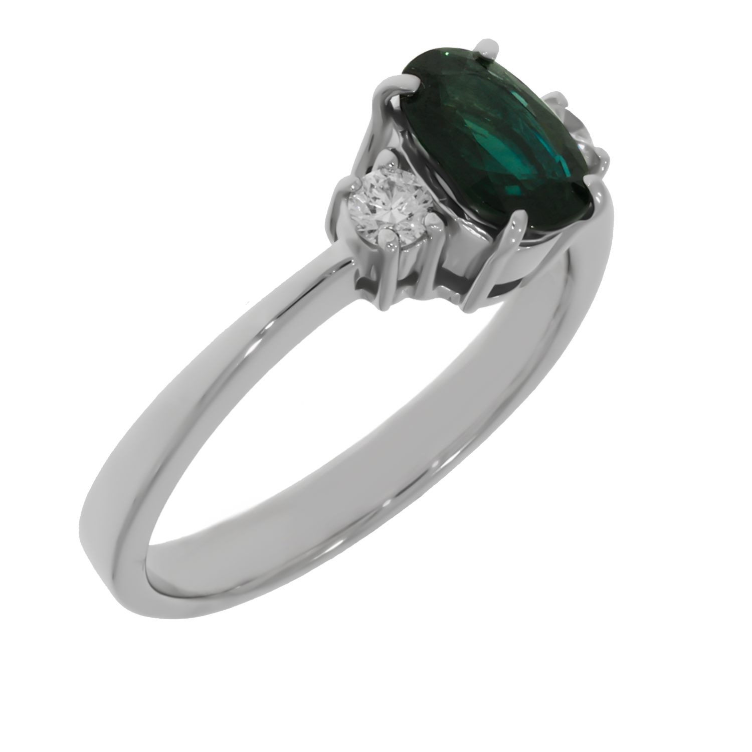 Inel Dama, Aur Alb, 14 k, 3.64 gr, cu Diamante, Cod Produs: 709403