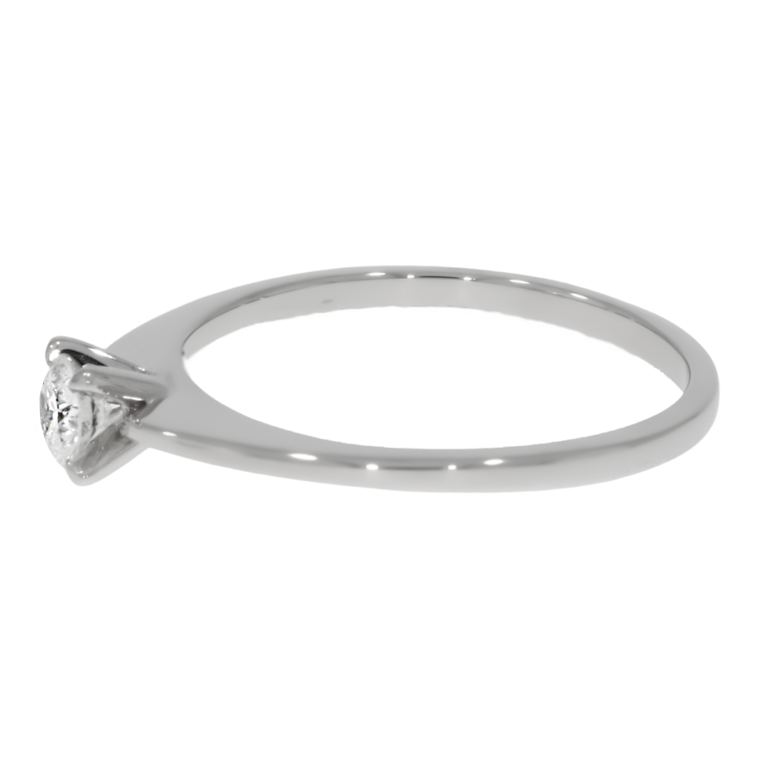 Inel Dama, Aur Alb, 18 k, 2.14 gr, cu Diamante, Cod Produs: 710432