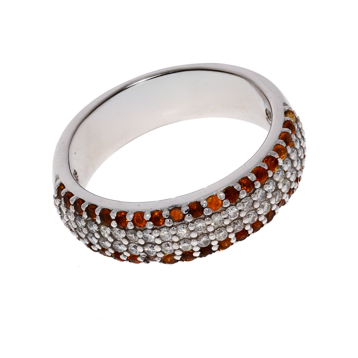 Inel Dama, Aur Alb, 14 k, 6.05 gr, cu Diamante, Cod Produs: 713171