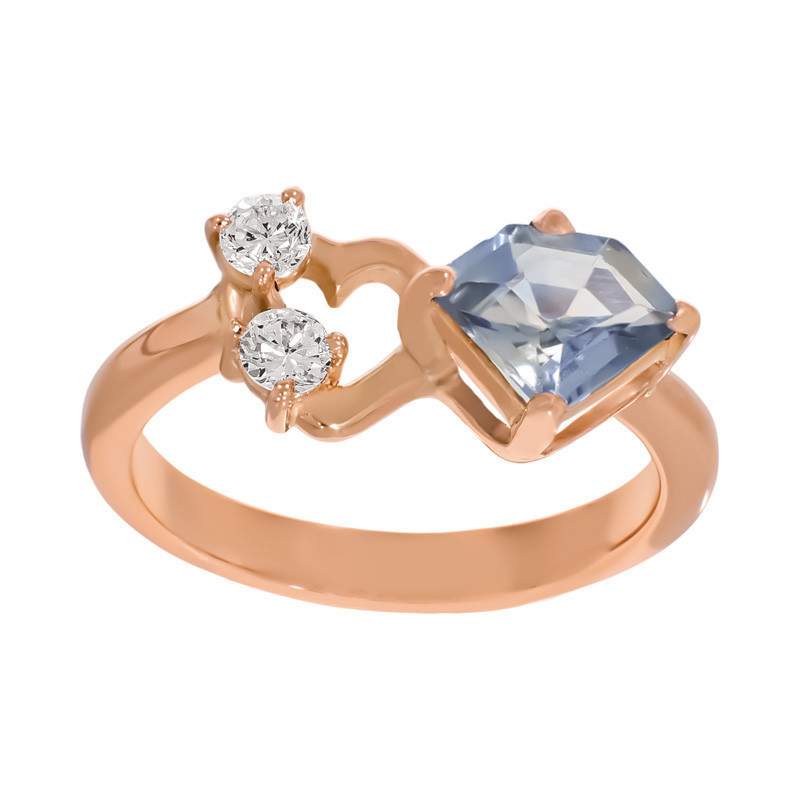 Inel, Aur Galben, 14 k, 3.43 gr, cu Diamante, Cod Produs: 714917