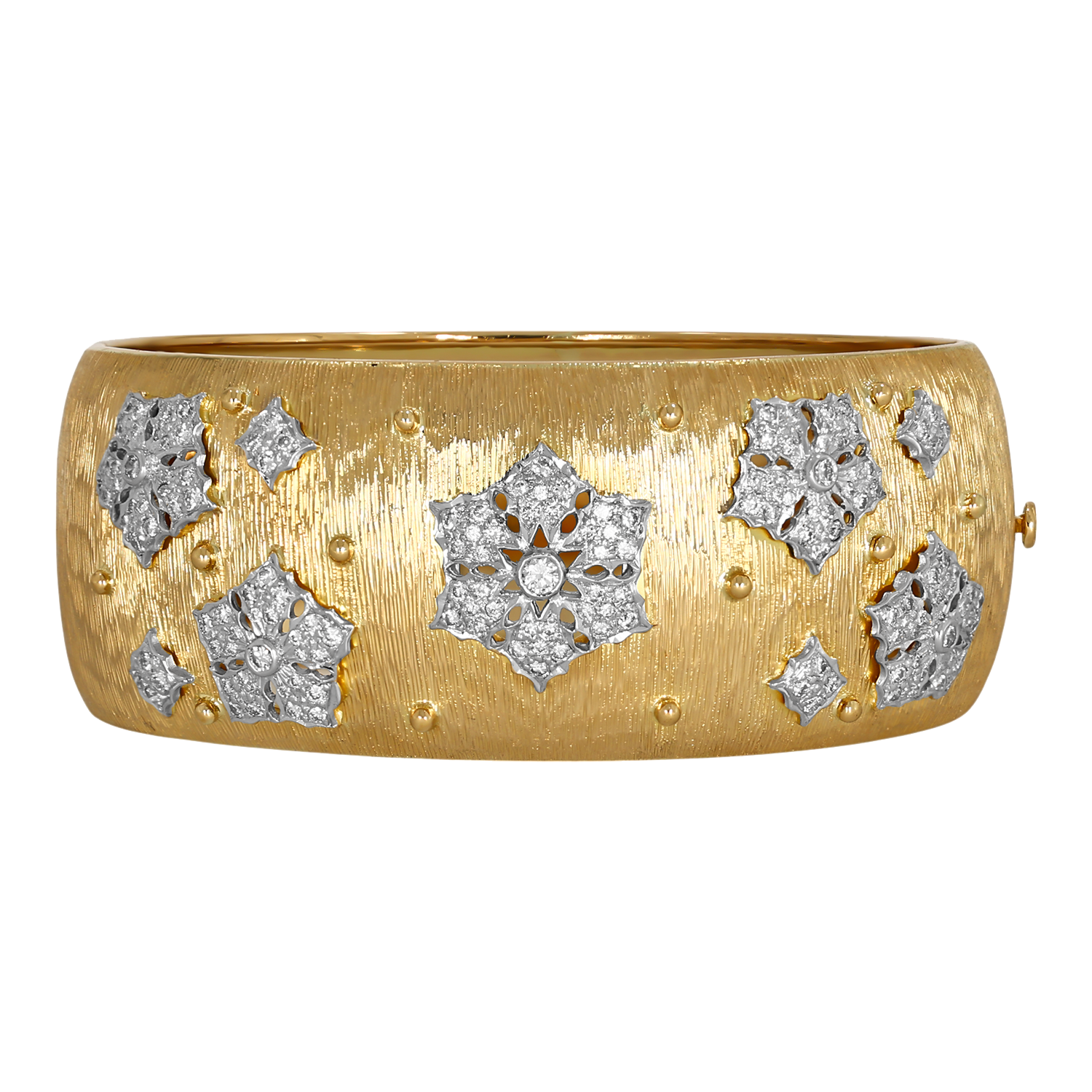 Bratara, Aur Galben, 18 k, 43.06 gr, cu Diamante, Cod Produs: 716226