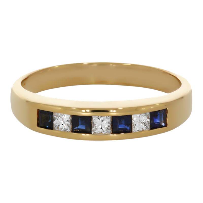 Inel, Aur Galben, 18 k, 3.84 gr, cu Diamante, Cod Produs: 716371 - Tezaurshop.ro