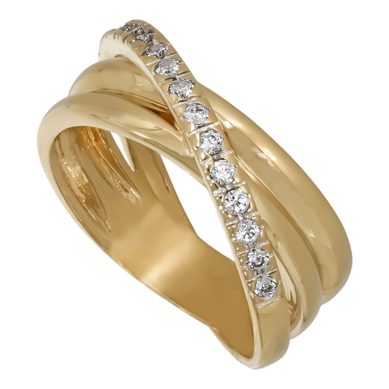 inel din aur aur galben 14k 718165