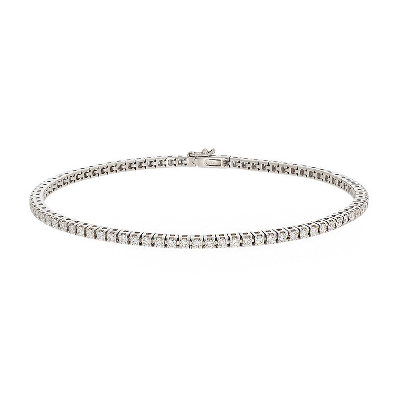Bratara, Aur Alb, 18 k, 9.36 gr, cu Diamante, Cod Produs: 718672 - Tezaurshop.ro