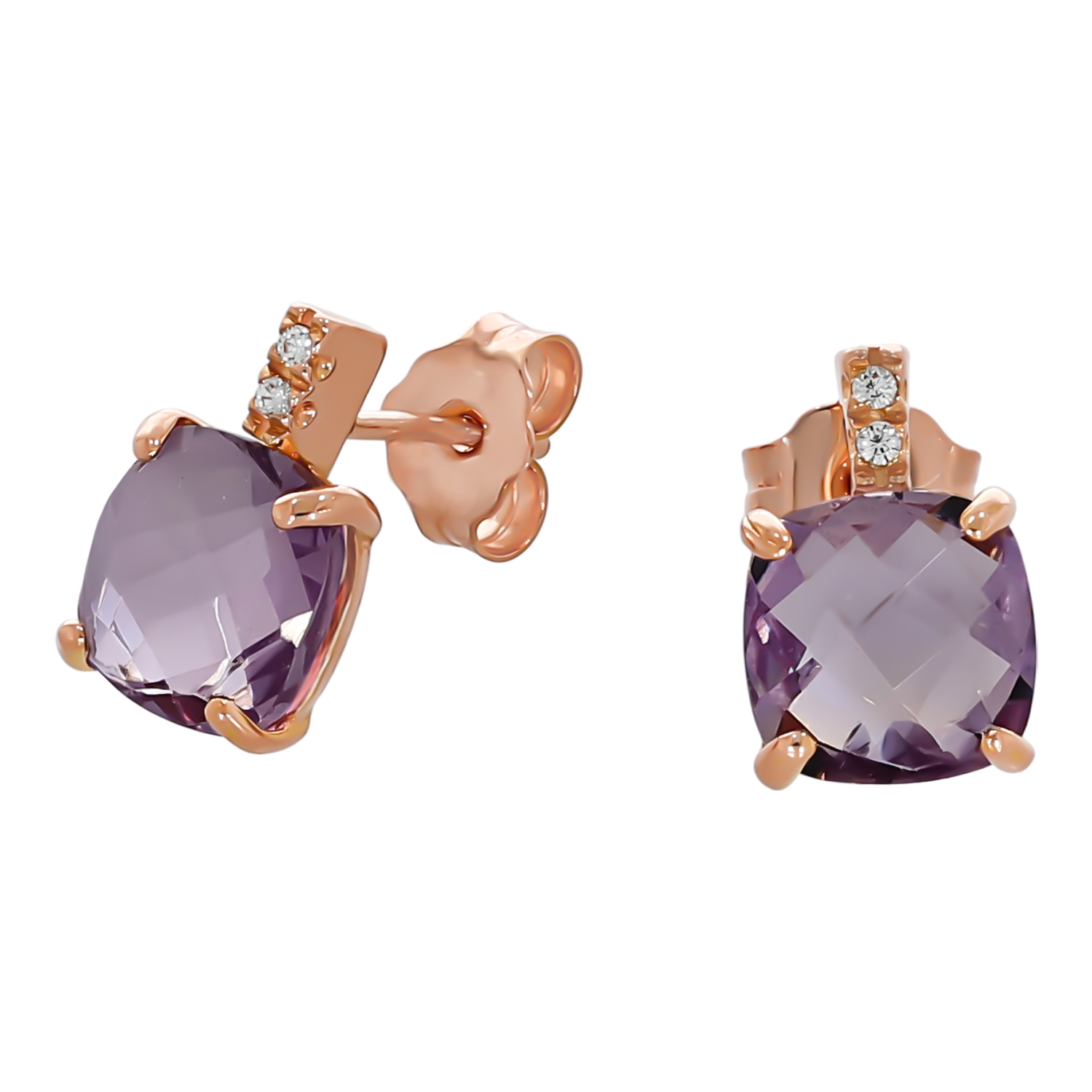 Cercei, Aur Roz, 18 k, 2.82 gr, Cod Produs: 719985 - Tezaurshop.ro
