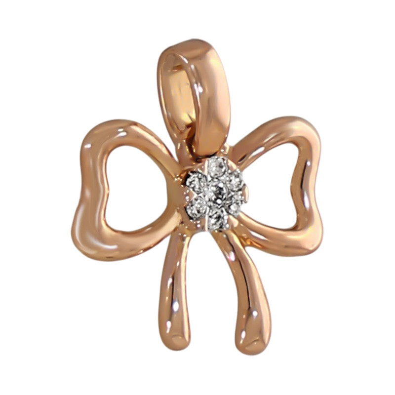 Pandantiv, Aur Galben, 18 k, 0.54 gr, cu Diamante, Cod Produs: 720216