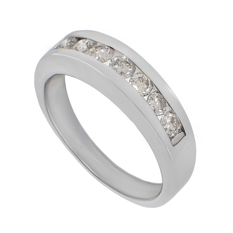 Inel, Aur Alb, 18 k, 6.03 gr, cu Diamante, Cod Produs: 722723 - Tezaurshop.ro