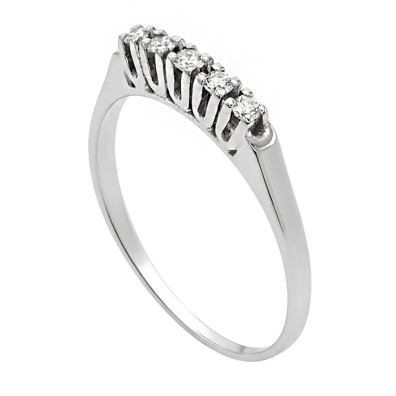 Inel, Aur Alb, 14 k, 2.43 gr, Cod Produs: 725820 - Tezaurshop.ro