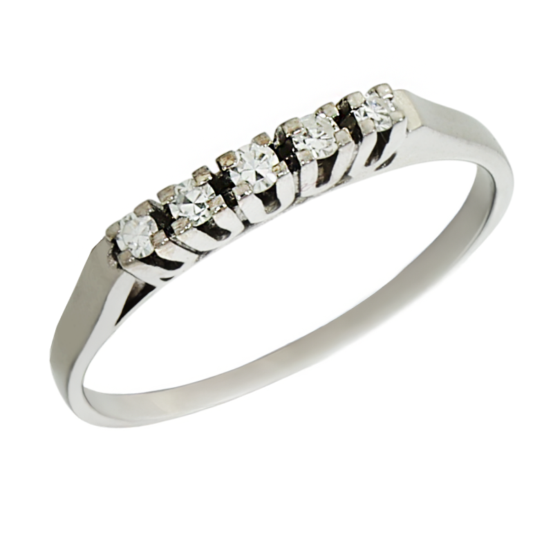 Inel, Aur Alb, 14 k, 2.43 gr, Cod Produs: 725820 - Tezaurshop.ro