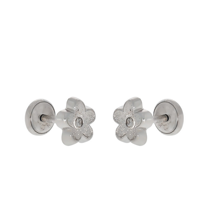 Cercei, Aur Alb, 14 k, 0.42 gr, Cod Produs: 726693 - Tezaurshop.ro