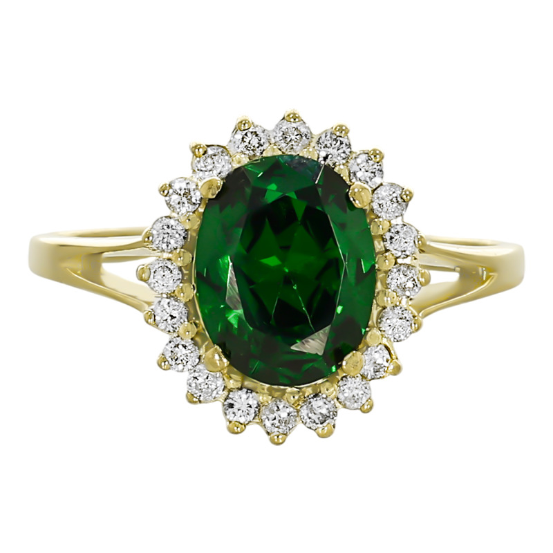 Inel, Aur Galben, 14 k, 3.52 gr, cu Diamante, Cod Produs: 729196