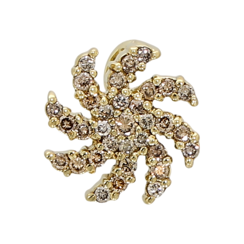 Pandantiv, Aur Galben, 18 k, 1.44 gr, cu Diamante, Cod Produs: 729222 - Tezaurshop.ro