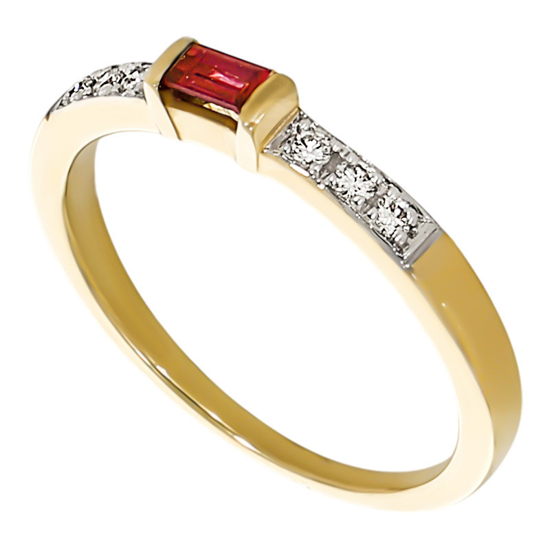 Inel, Aur Galben, 14 k, 2.32 gr, cu Diamante, Cod Produs: 729445 - Tezaurshop.ro