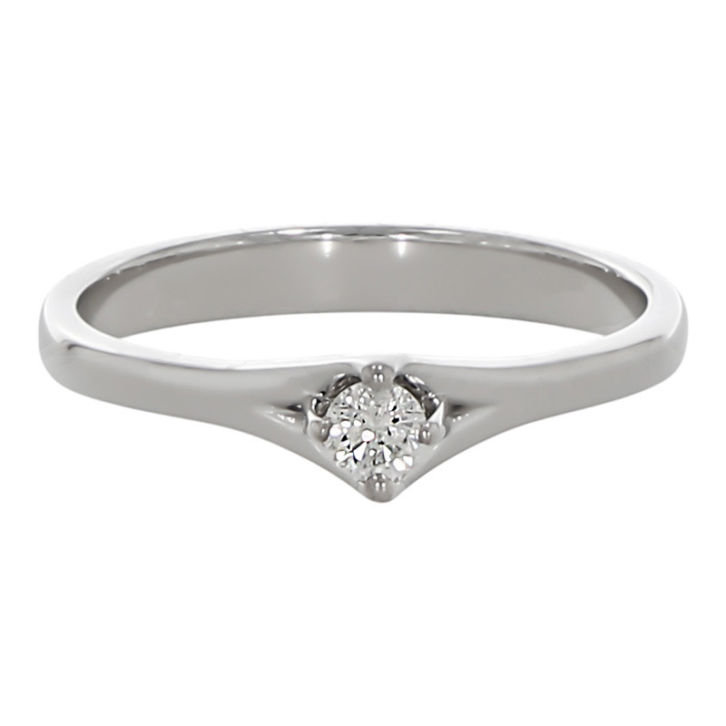 Inel Dama, Aur Alb, 18 k, 2.27 gr, cu Diamante, Cod Produs: 731896