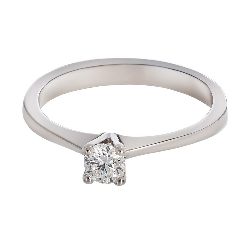 Inel, Aur Alb, 18 k, 2.9 gr, cu Diamante, Cod Produs: 733296
