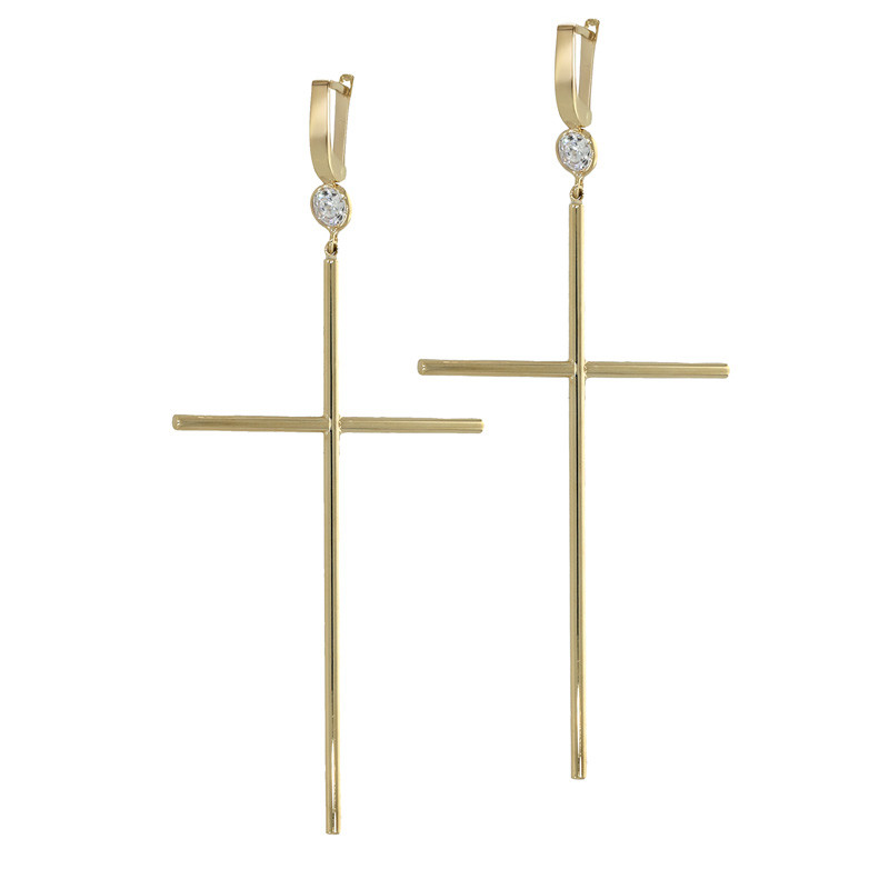 Cercei, Aur Galben, 14 k, 4.58 gr, Cod Produs: 733761 - Tezaurshop.ro