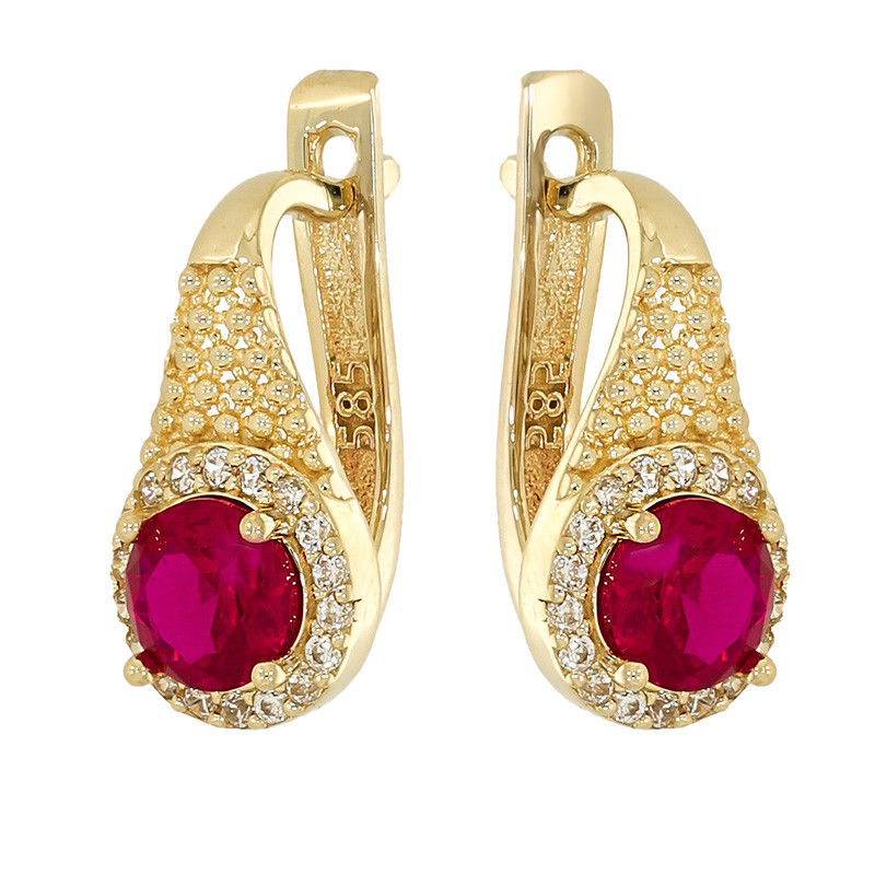 Cercei, Aur Galben, 14 k, 4.52 gr, Cod Produs: 735711 - Tezaurshop.ro