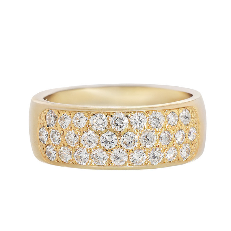 Inel, Aur Galben, 18 k, 10.41 gr, cu Diamante, Cod Produs: 736917