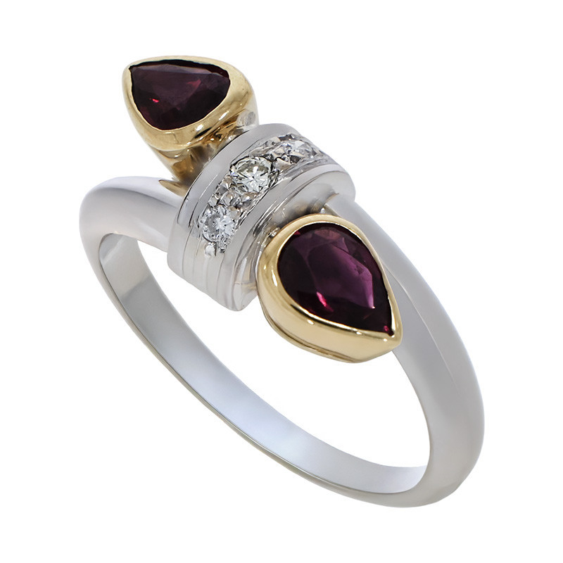 Inel, Aur Mixt, 18 k, 5.86 gr, cu Diamante, Cod Produs: 739592 - Tezaurshop.ro