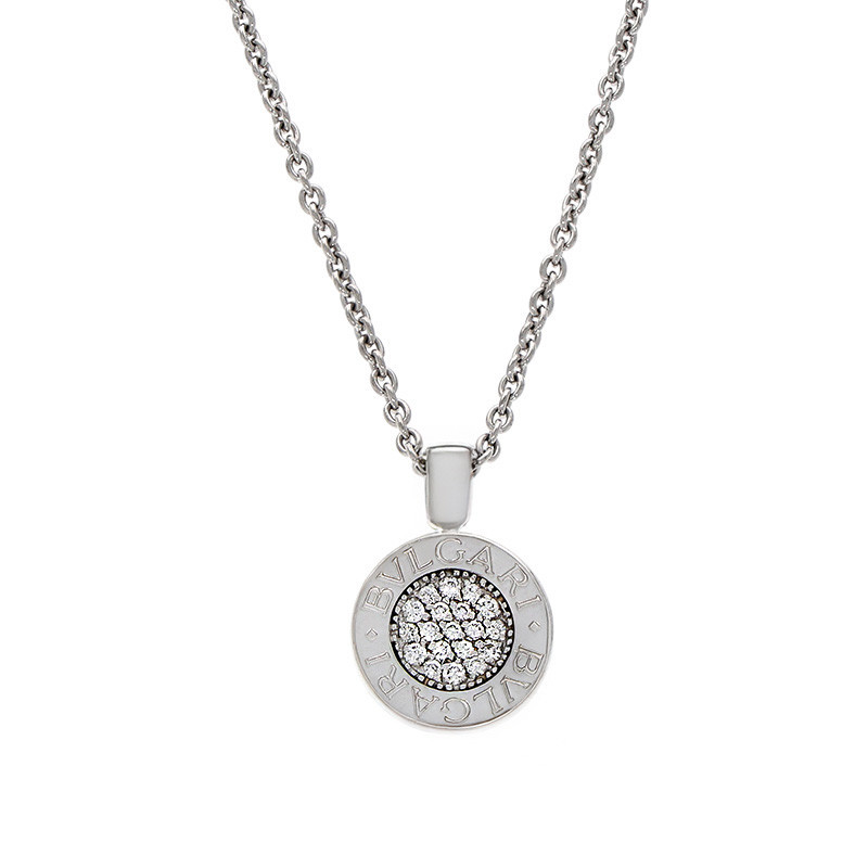 Colier, Aur Alb, 18 k, 10.07 gr, cu Diamante, Cod Produs: 739883
