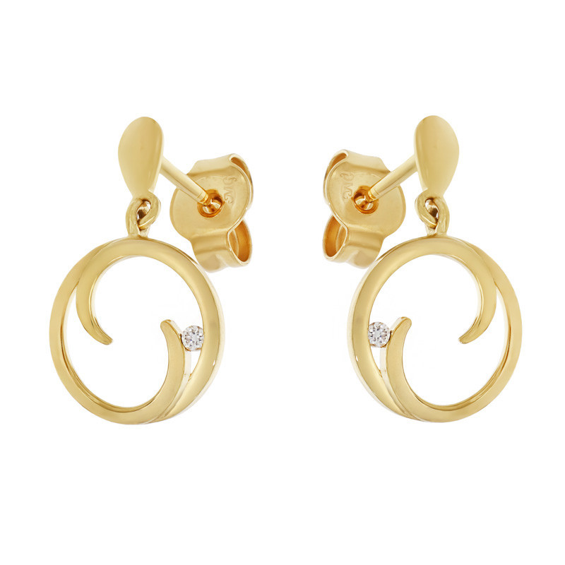 Cercei, Aur Galben, 18 k, 1.91 gr, Cod Produs: 746400 - Tezaurshop.ro