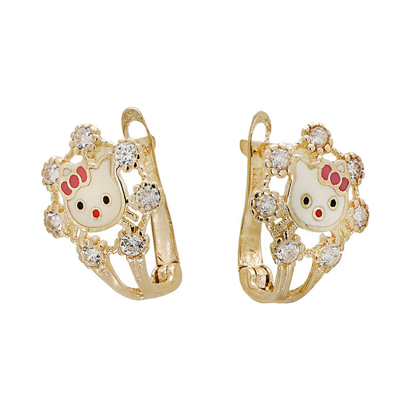 Cercei, Aur Galben, 14 k, 0.97 gr, Cod Produs: 749665 - Tezaurshop.ro