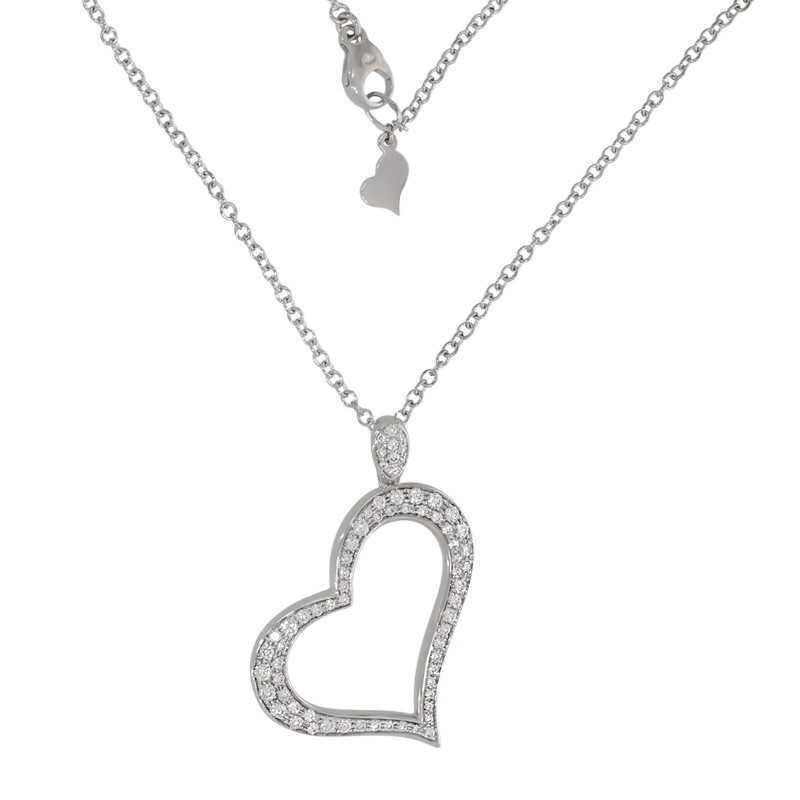 Colier, Aur Alb, 18 k, 13.09 gr, cu Diamante, Cod Produs: 751197 - Tezaurshop.ro