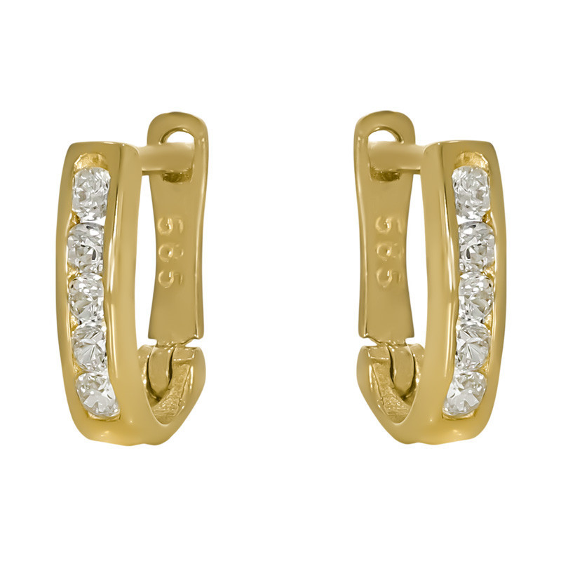 Cercei, Aur Galben, 14 k, 1.27 gr, Cod Produs: 751343 - Tezaurshop.ro