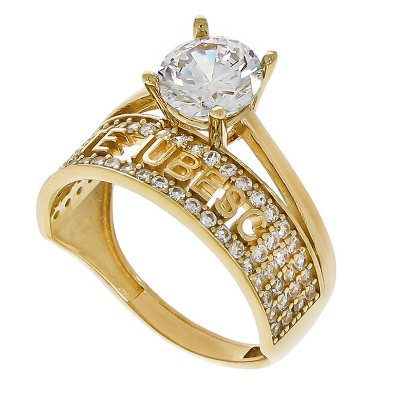 Inel De Logodna, Aur Galben, 14 k, 4.1 gr, Cod Produs: 751416 - Tezaurshop.ro