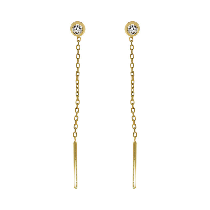 Cercei, Aur Galben, 14 k, 1.34 gr, Cod Produs: 751569 - Tezaurshop.ro