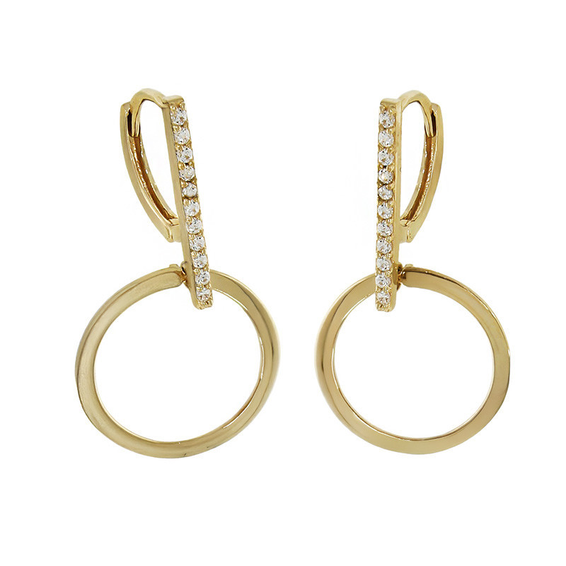 Cercei, Aur Galben, 14 k, 1.71 gr, Cod Produs: 752050 - Tezaurshop.ro