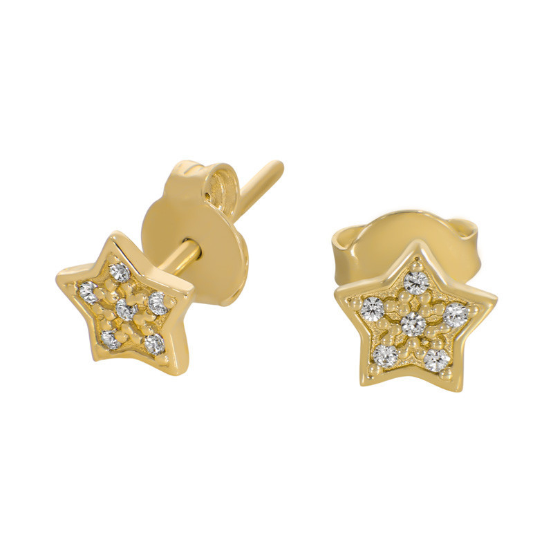 Cercei, Aur Galben, 14 k, 1.07 gr, Cod Produs: 752340 - Tezaurshop.ro