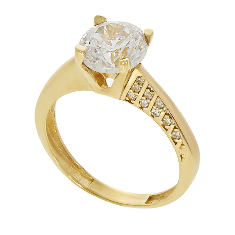 Inel De Logodna, Aur Galben, 14 k, 2.55 gr, Cod Produs: 752375 - Tezaurshop.ro