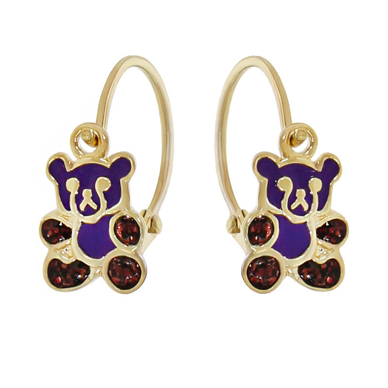 Cercei, Aur Galben, 14 k, 1 gr, Cod Produs: 752458 - Tezaurshop.ro