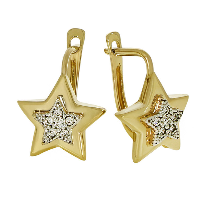 Cercei, Aur Mixt, 14 k, 2.53 gr, Cod Produs: 752554 - Tezaurshop.ro
