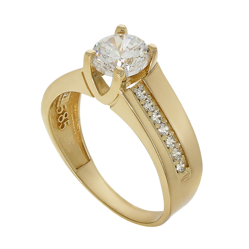 Inel De Logodna, Aur Galben, 14 k, 3.54 gr, Cod Produs: 752635 - Tezaurshop.ro