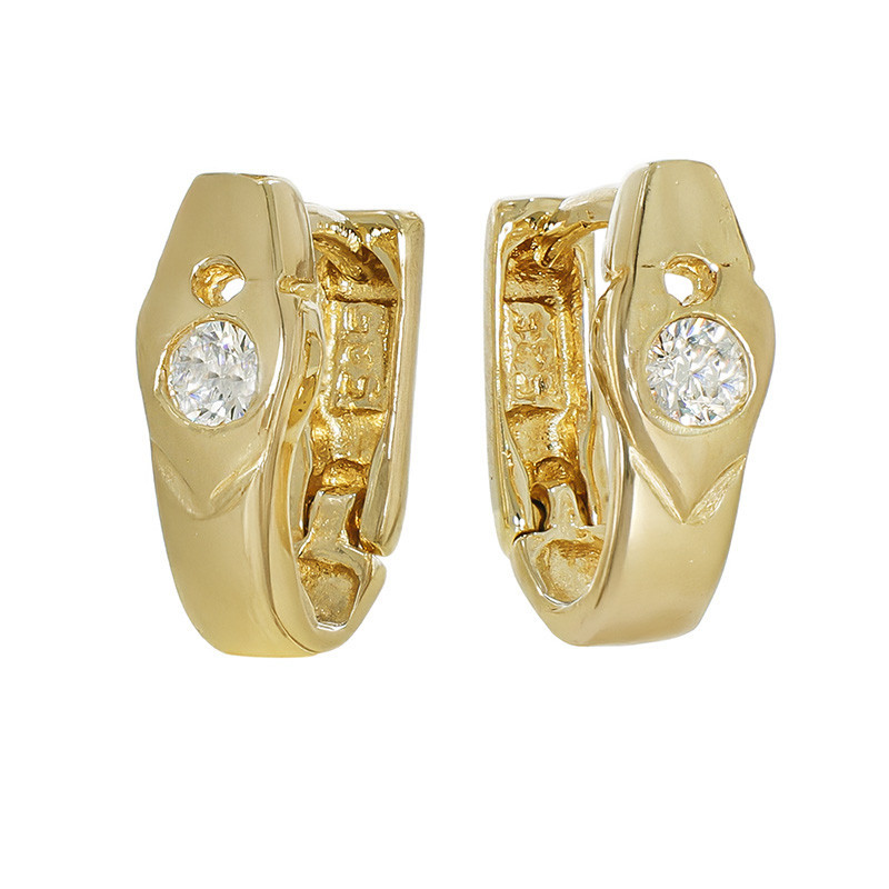 Cercei, Aur Galben, 14 k, 1.29 gr, Cod Produs: 752857 - Tezaurshop.ro
